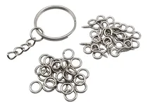 Comprar 25u Llavero Argolla C\u002Fcadena Níquel + Argolla Unión + Pitón 