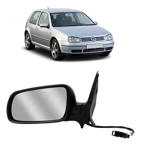 Retrovisor Golf 1999 2000 2001 02 A 2006 Elétrico Esquerdo