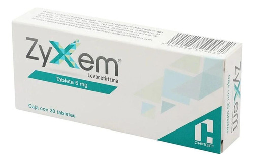 Zyxem 5 Mg Con 30 Tabletas