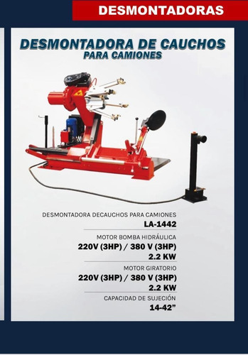 Imagen 2 de 2 de Combo Balanceadora + Desmontadora Hasta Rin 26 Nueva