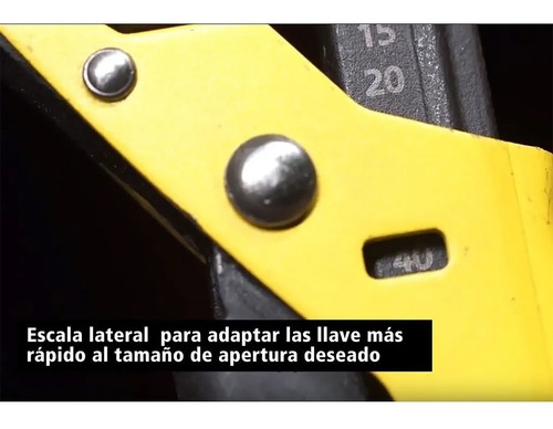 Imagen 4 de 10 de Llaves De Caño Tipo Sueco Stanley 3 Pz Juego 1¨ 1 1/2¨ Y 2¨