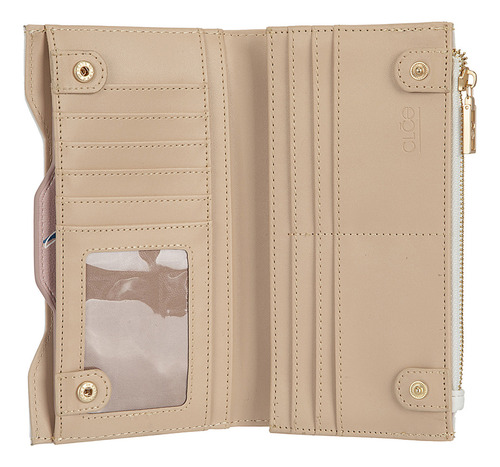 Cartera Híbrida Cloe Fistali Grande Color Beige
