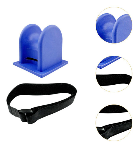 Soporte Para Caña De Pescar Con Clip En Un Azul Con Forma