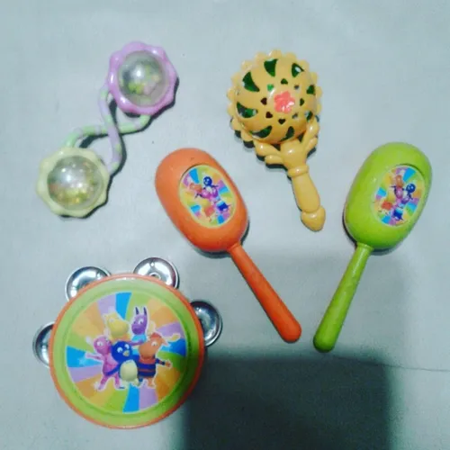 Juguetes Musicales Para Bebé Maracas, Panderetas