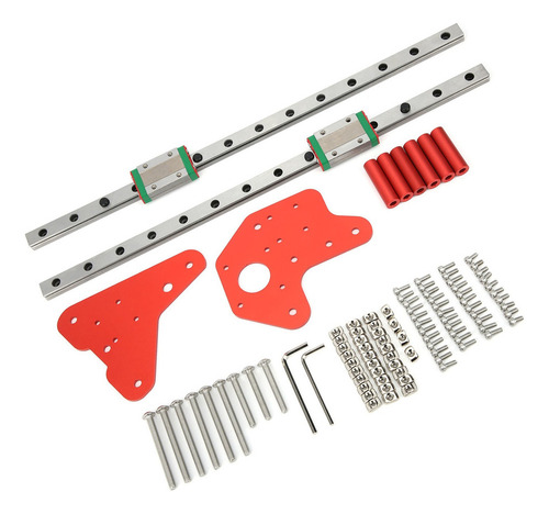 Guia De Trilho Deslizante Linear Kit De Eixo Z Duplo Para