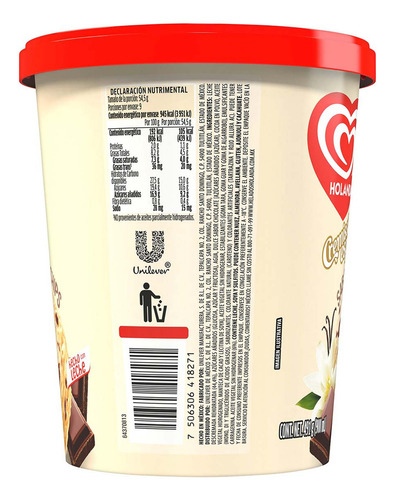 Helado Holanda Chocochips 900ml