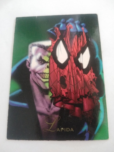 Tarjeta Pepsi Cards Marvel #44 Lápida Contra El Hombre Araña