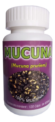 Mucuna Pruriens  - Frasco X 120 Cápsulas X 600 Mg