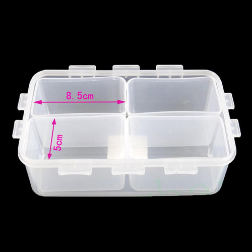 Caja De Almacenamiento Multiusos De 4 Rejillas Caja