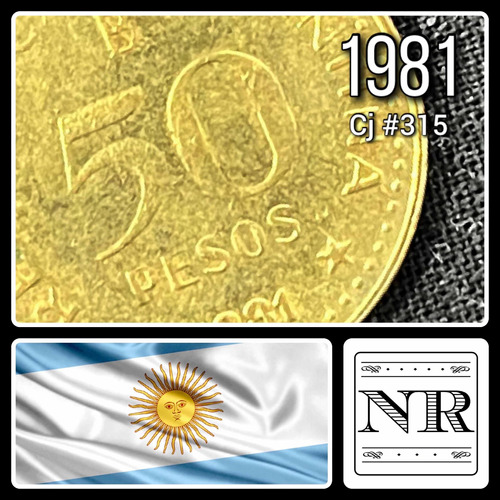 Argentina - 50 Pesos - Año 1981 - Cj #315 - Km #83 A