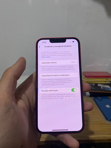 Apple Iphone 13 (128 Gb) (product)red 100% De Bateria Rojo (Usado)