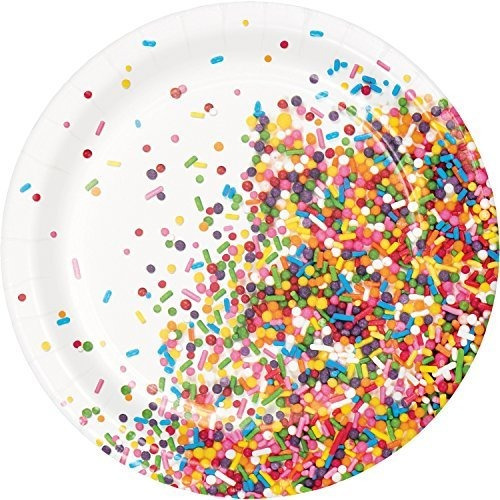 Sprinkles Plate (l) 8ct [contiene 7 Unidades Minoristas Del