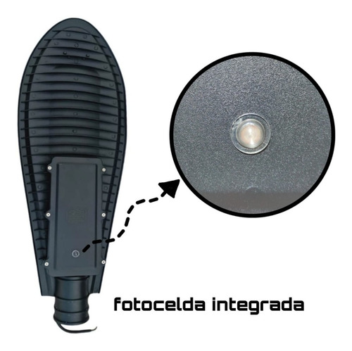Imagen 2 de 3 de Lampara Suburbana 100w Alumbrado Publico Con Fotocelda