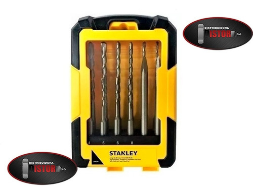 Set Mechas Cincel Punta Sds Plus Stanley 12 Piezas Sta4279