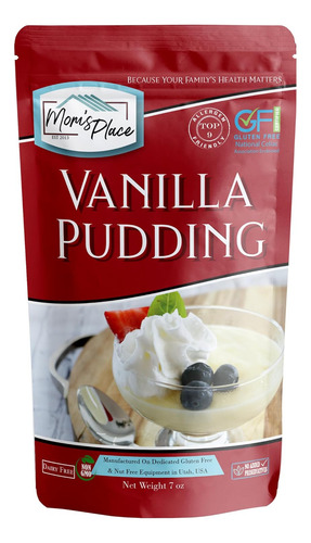 Moms Pudín Vainilla Sin Gluten Ni Lácteos 198 G