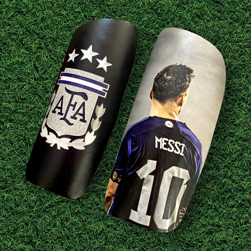 Canilleras Messi Afa Violeta