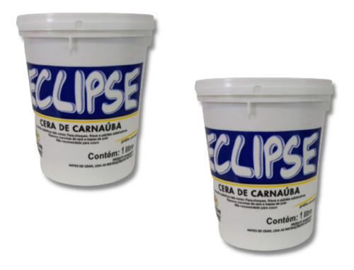 2 Un Cera De Carnaúba Renovador De Para-choque Eclipse 900g