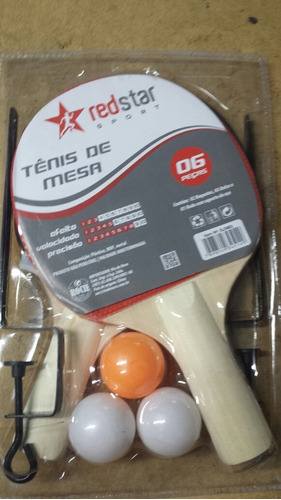 Kit Ping Pong Tenis De Mesa Raquete Rede Bolinhas
