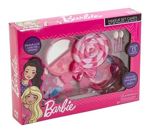 Barbie Set Maquillaje Candy Para Niñas