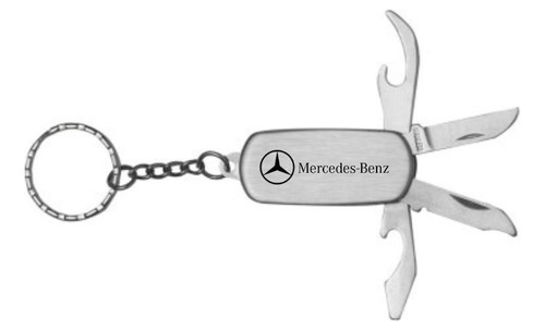 Chaveiro De Metal 4 Funções Mercedes Gle Gla Glb Gls