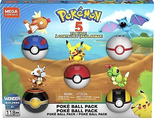 Set Construcción Mega 118 Piezas Pokémon Poké Ball