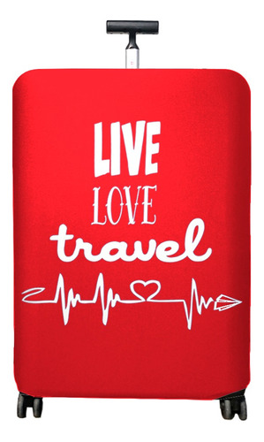 Funda Para Valija Bag Covers Original Frase Roja