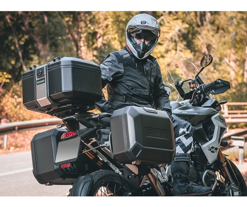Maleta Para Moto Shad Topcase Terra Tr55 Black Edition