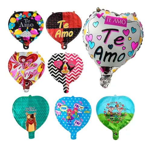 Kit 10 Globos Corazon Rojo 45cm San Valentin Amor Y Amistad – Lucky  Balloons Mexico