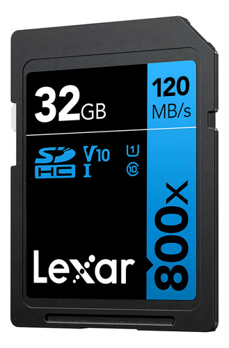 Cartão De Memória Lexar 32gb V10 120mb/s Uhs-i 800x