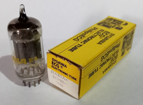 Tubo De Vacio Nos 12ax7a 6681 Ecc83 Sylvania Usa Preamp