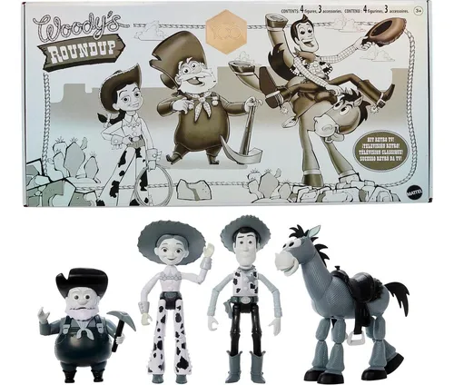 Toy Story Set X4 Woody Jessie Pete Y Tiro Al Blanco Original