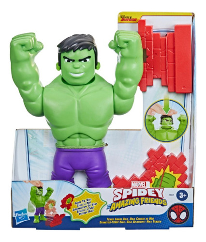 Marvel Spidey Hulk Aplasta 30 Cm Original Hasbro 
