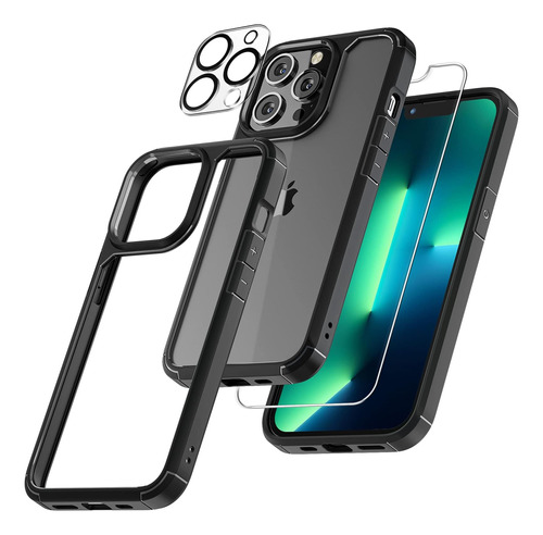 Funda Tauri Defender Para iPhone 13 Pro Max-negro