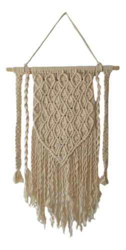 Tapiz De Algodón Fino 100% Hecho A Mano Colgante De Macramé