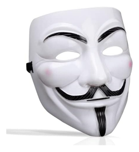 Mascara Halloween Anonymous V Vendetta Disfraz Fiesta