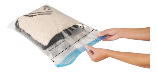 Combo X 4 Bolsas Al Vacío Vac Bag Ordene 60x40cm Ideal Viaje