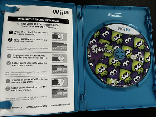 Splatoon Nintendo + Amiibo Para Wii U Usado (Usado)