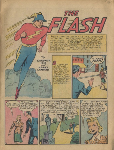 Comics Series The Flash All American 1940 (Usado)