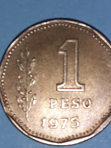 Moneda De 1 Peso Del Año 1975