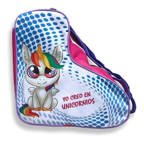 Bolso Porta Patines Artísticos - Modelo Unicornio Baby