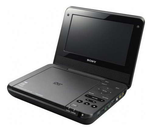 Reproductor Dvd Portátil Sony Dvp-fx750/l De 7 Pulgadas, Azu