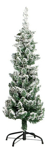 Árvore De Natal Hiver Blanc Nevada 120cm Cor Verde