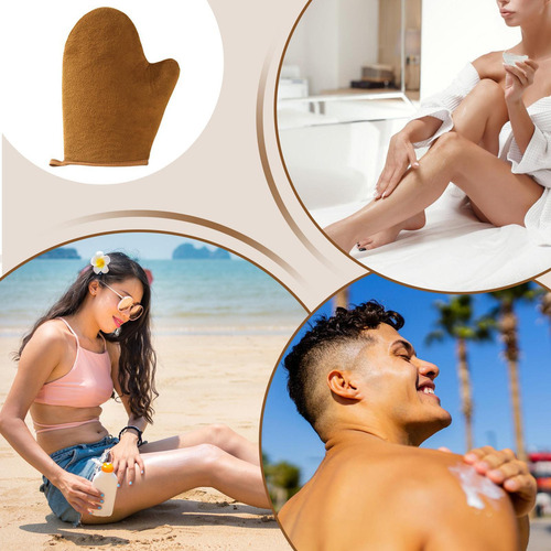 Np Manoplas De Bronceado Elásticas Guantes Aplicadores De