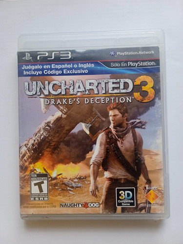 Uncharted 3 Drakes Deception Físico Para Playstation 3 