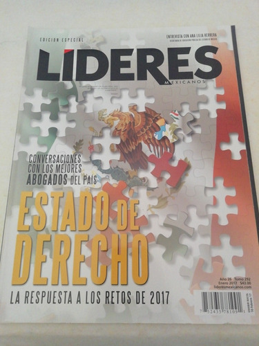 Revista Líderes Estado De Derecho Enero 2017