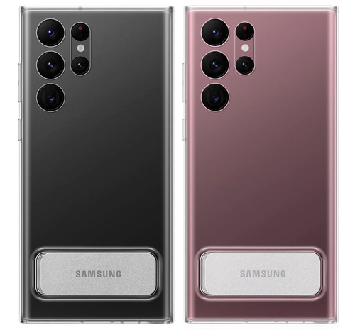 Imagen 1 de 10 de Case Samsung Galaxy S22 Ultra Clear Standing Cover Original