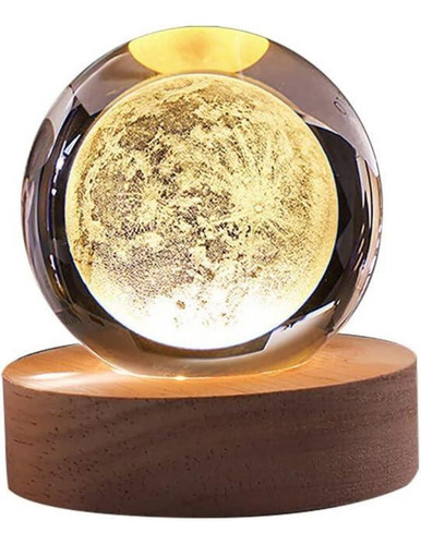 Lampara Luna 3d Lámpara Modelo Luna Grande Esfera De 8cm