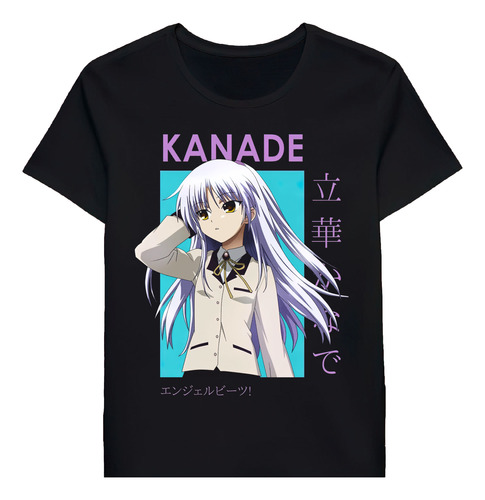 Remera Kanade Tachibana Angel Beats Card Anime 46699411