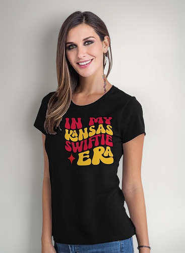 Playera Taylor Swift 2024 Super Bowl Swifties Kansas Era