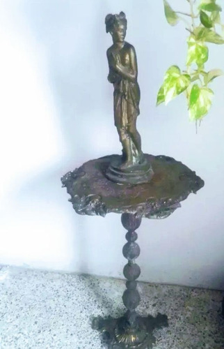 Escultura Afrodita En Bronce + Consola